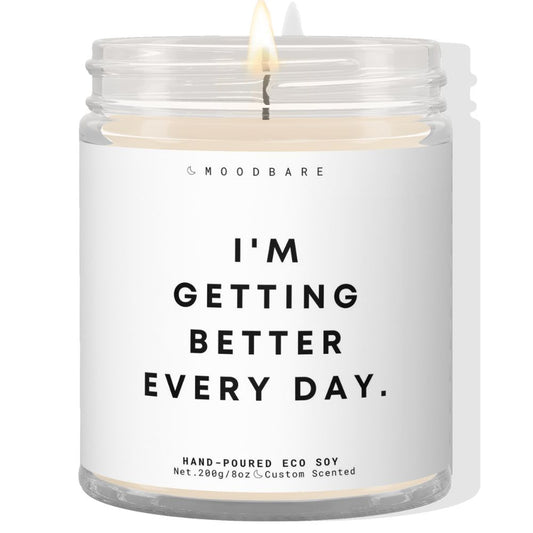 I'm getting better every day!  ✨ Luxury Eco Soy Candle