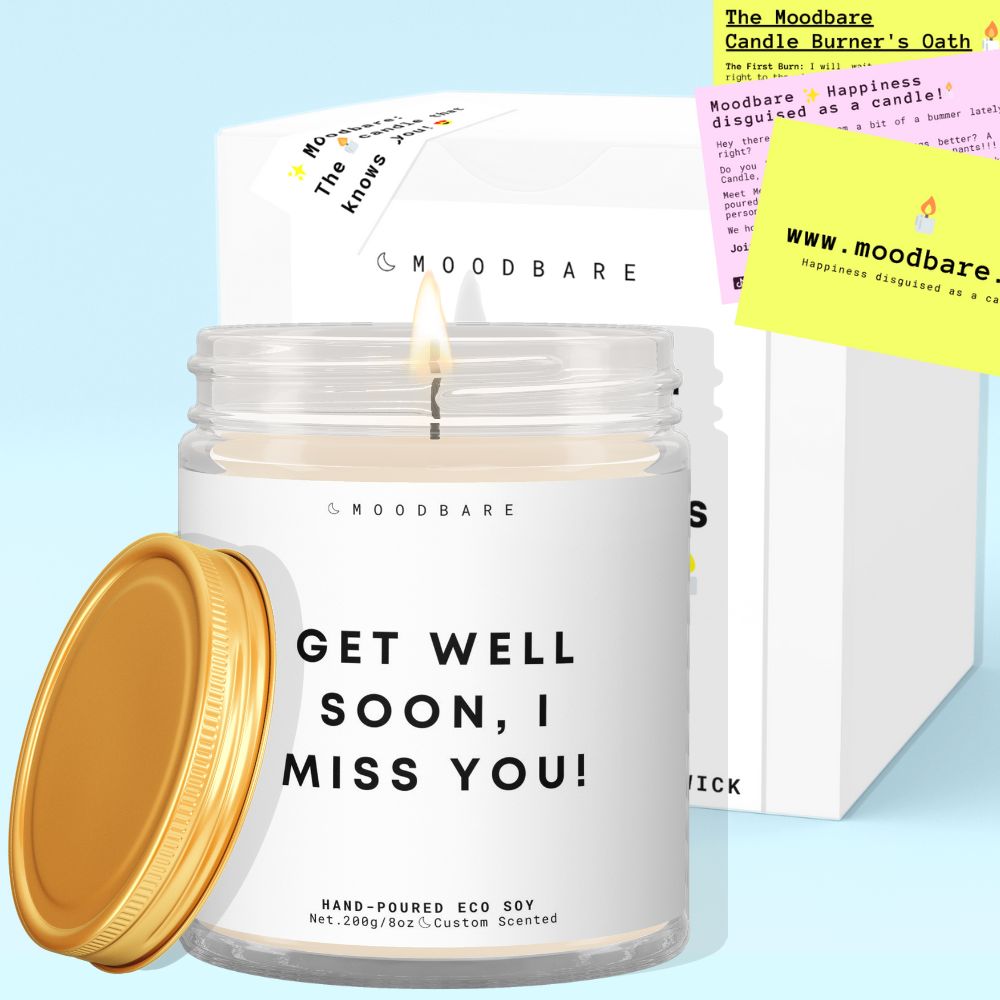 Get well soon, I miss you! ✨ Luxury Eco Soy Candle