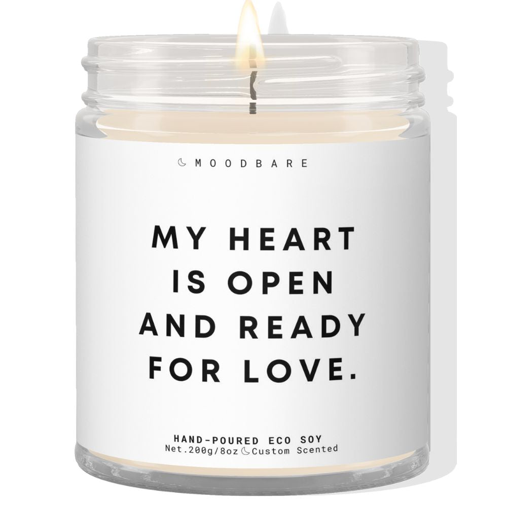 My heart is open and ready for love! ✨ Luxury Eco Soy Candle