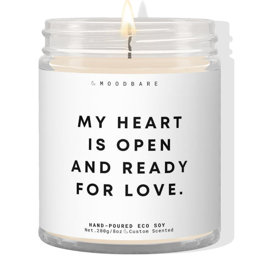My heart is open and ready for love! ✨ Luxury Eco Soy Candle