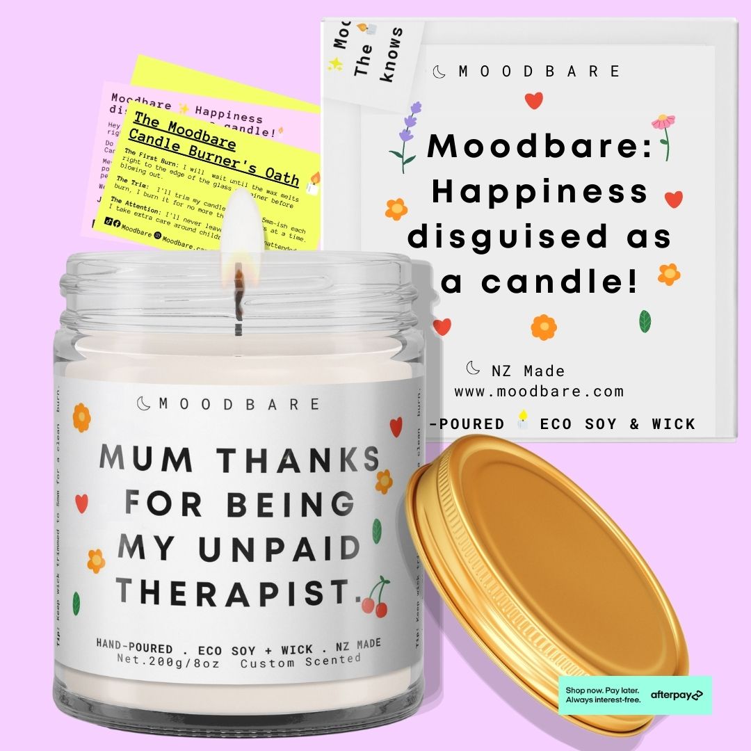 Mum thanks for being my unpaid therapist. 💕 Luxury Eco Soy Mothers Day Candle ✨ Limited Edition